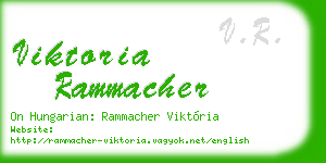 viktoria rammacher business card