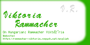 viktoria rammacher business card